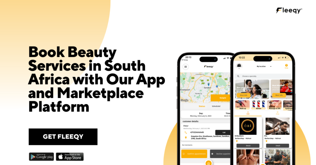 Book Beauty Services in South Africa with Our App and Marketplace Platform
